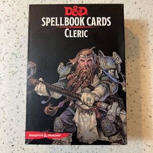 D&D Spell Book Cards Cleric Dated 2017 Complete153 Card Deck